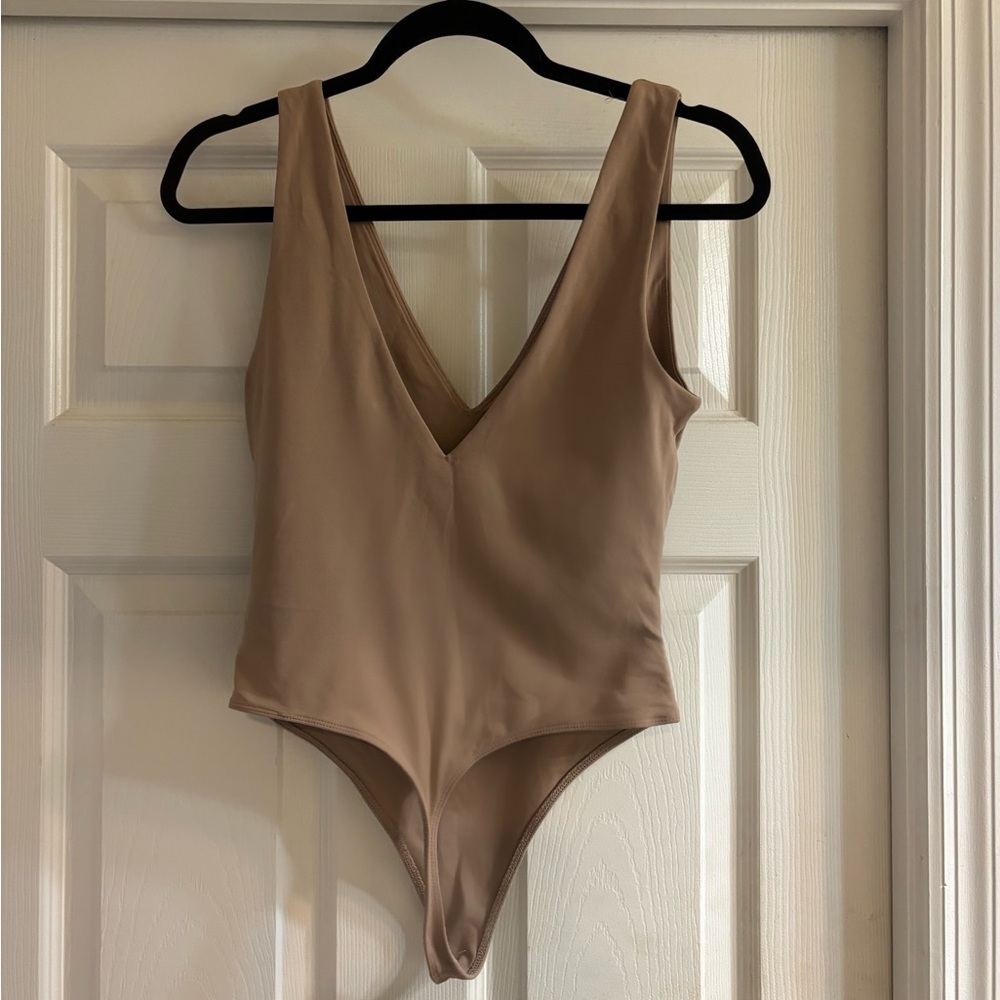 Aritzia Beige/Tan Bodysuit